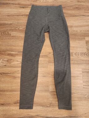lululemon athletica Heathered Charcoal Performance Leggings